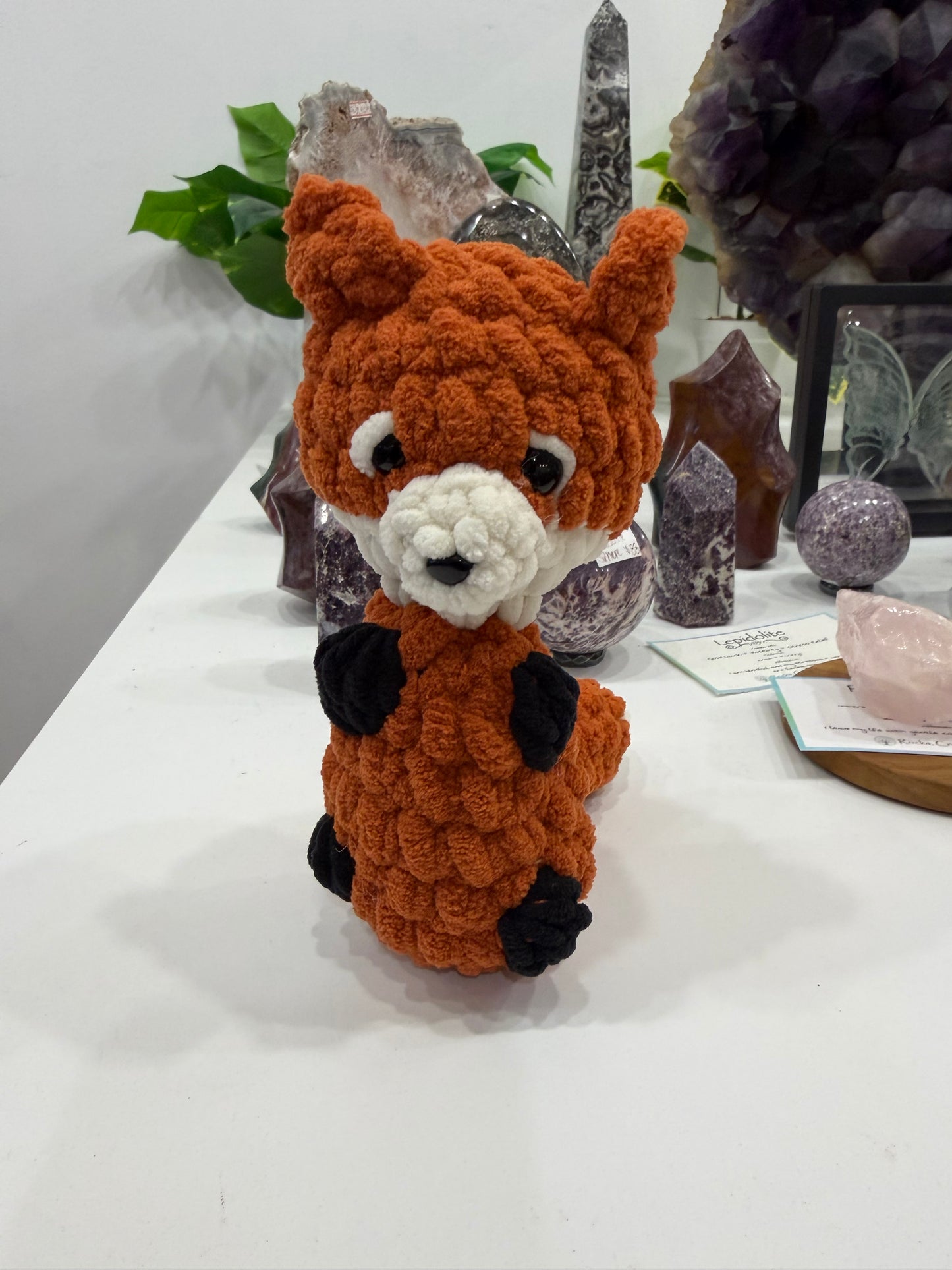 Handmade Crochet Fox Plushie