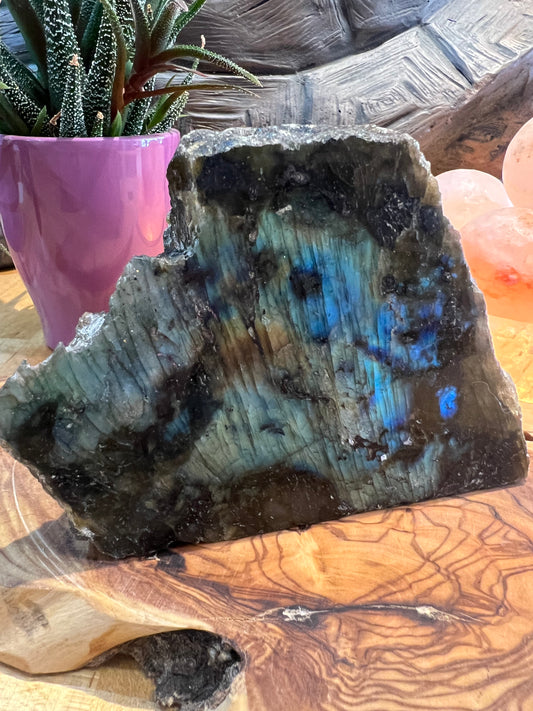 Half Polished Labradorite