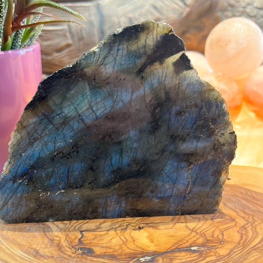 Half Polished Labradorite