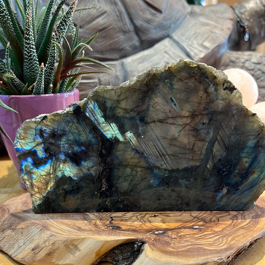 Half Polished Labradorite