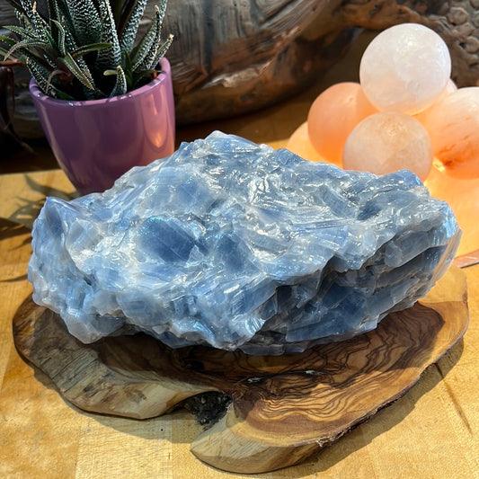 Blue Calcite Chunk