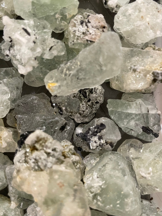 Fluorite with Tourmaline