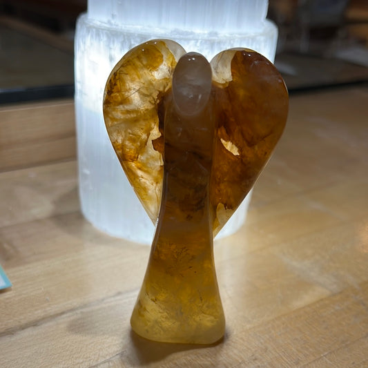 Golden Healer Angel With Dendrites