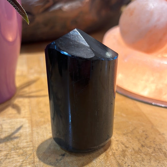 Black Tourmaline Rounded Tower