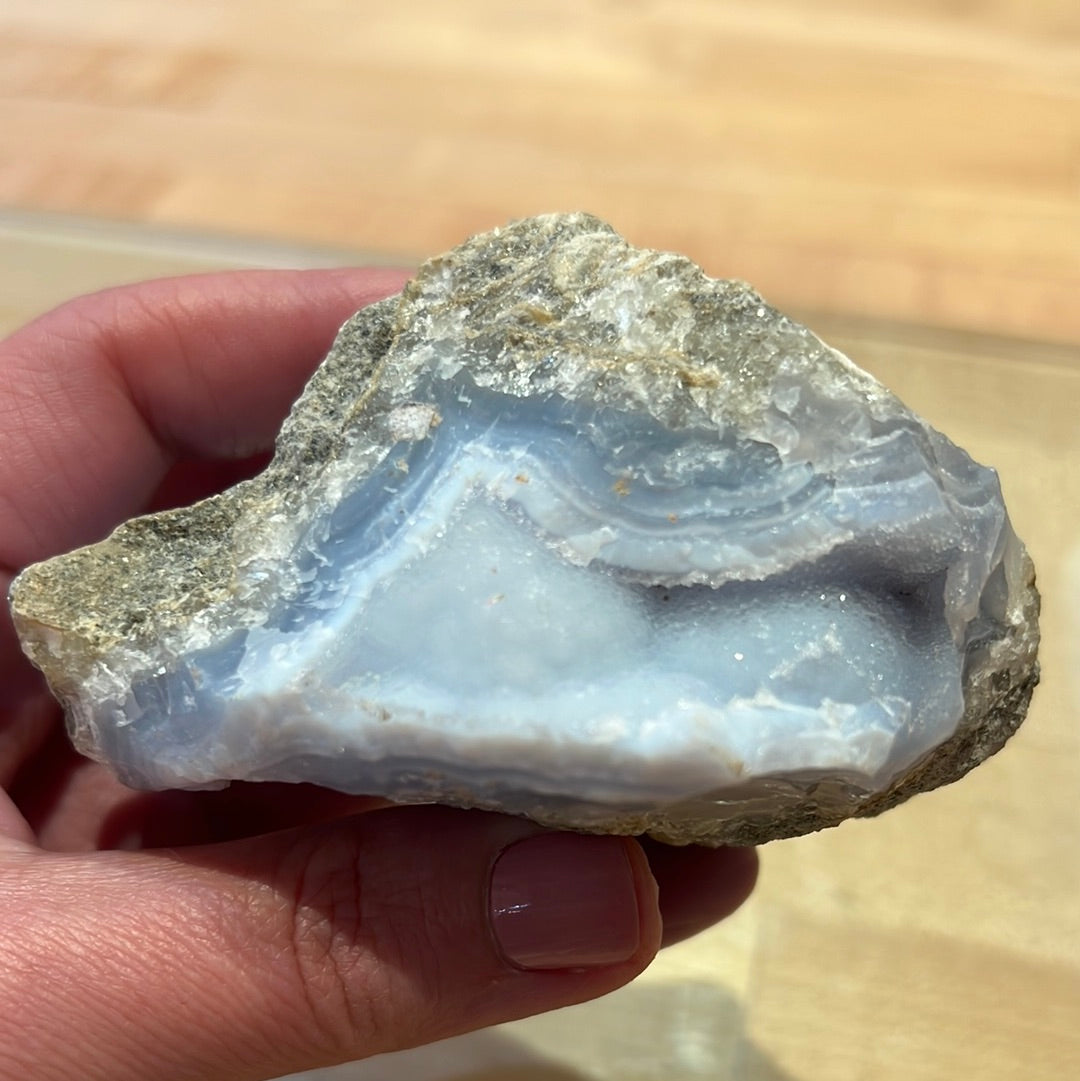 Druzy Blue Lace Agate