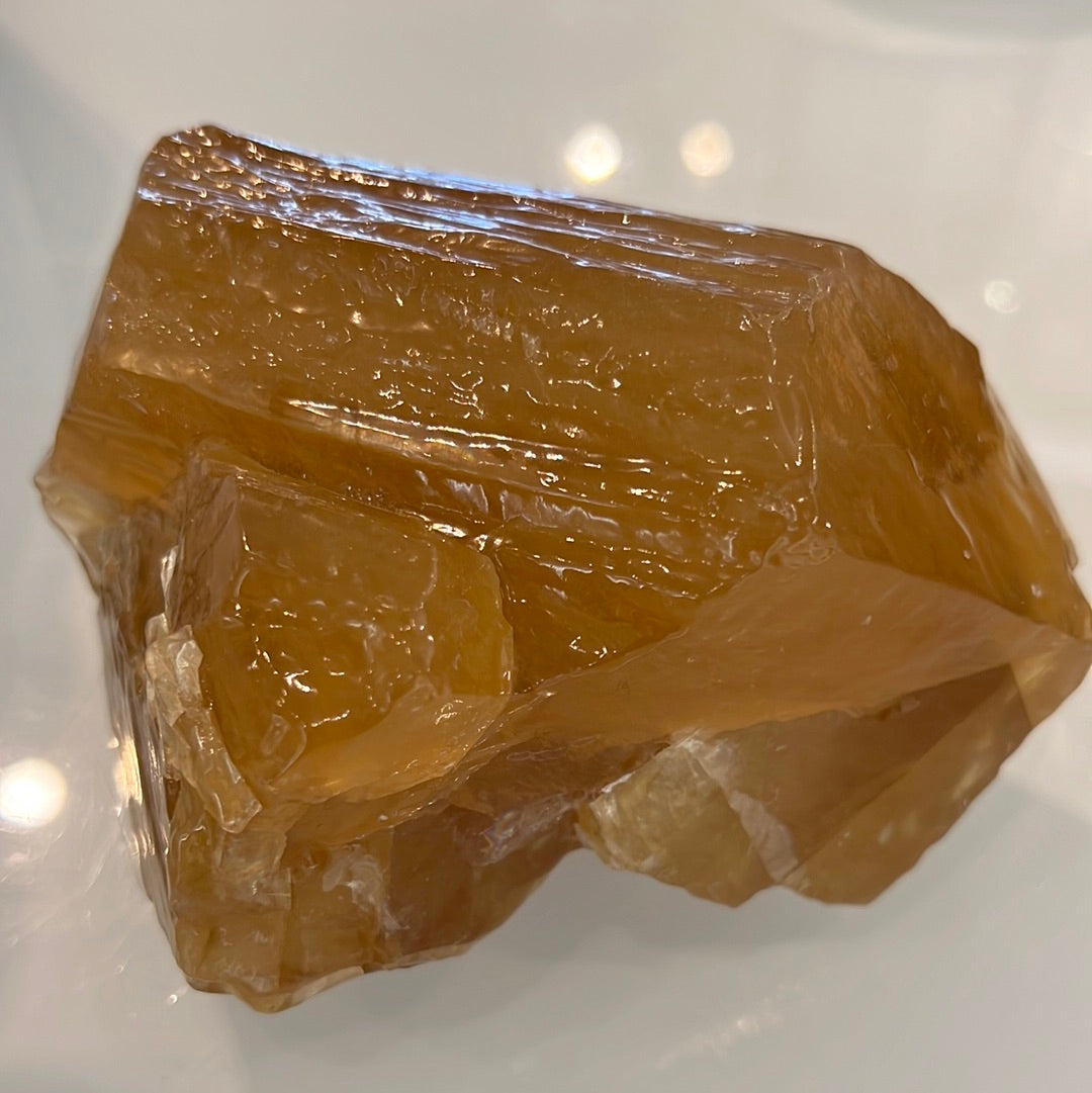Honey Calcite Display Piece