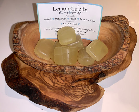 Lemon Calcite Tumble - Large