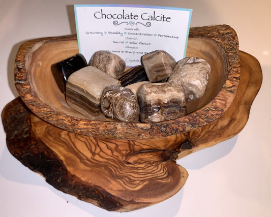 Chocolate Calcite Tumble - Large