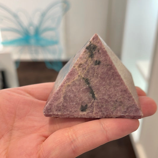 Lepidolite Pyramid