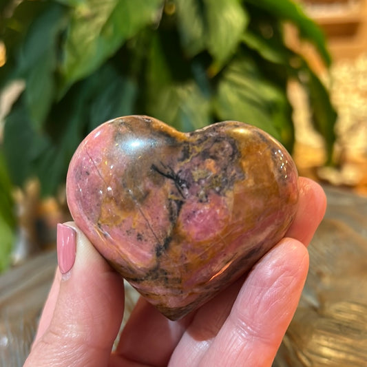 Rhodonite Heart