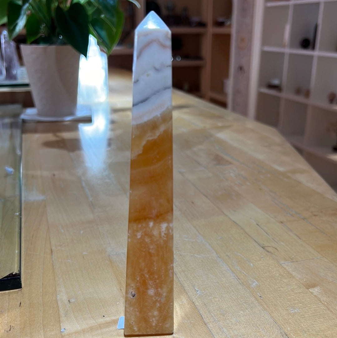 Yellow Calcite Tower