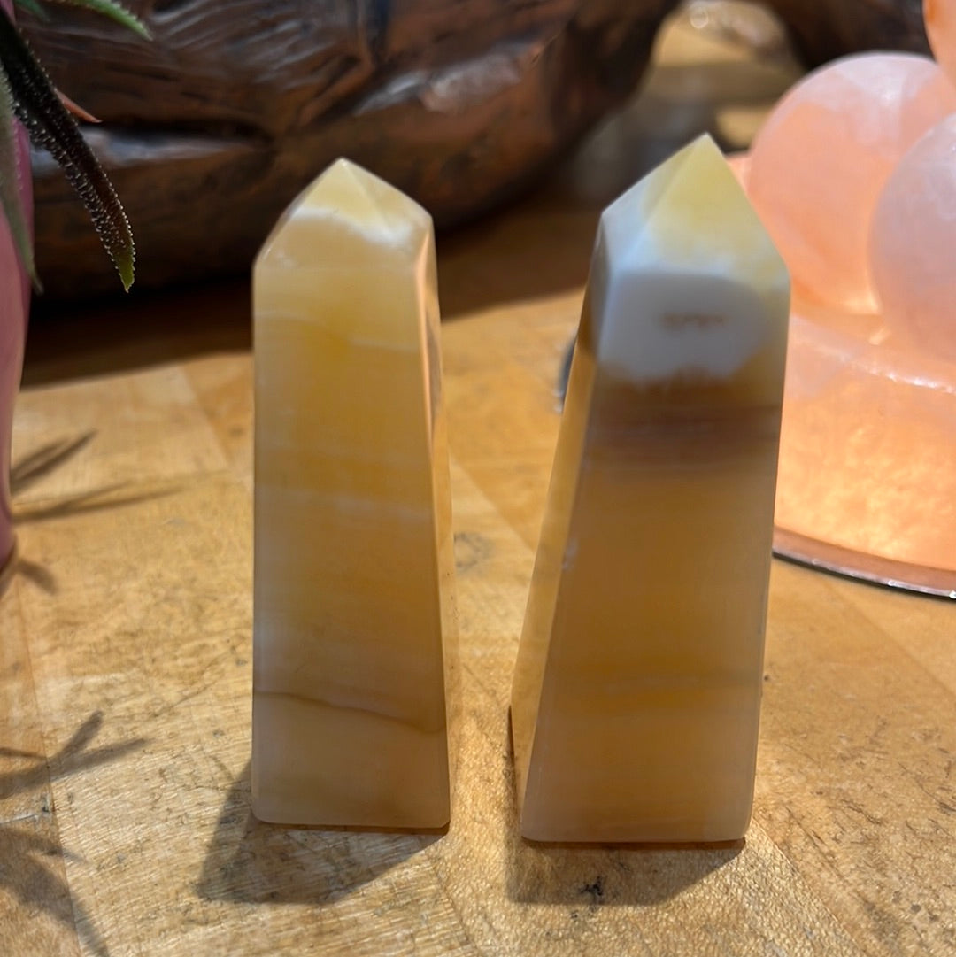 Orange Calcite Tower