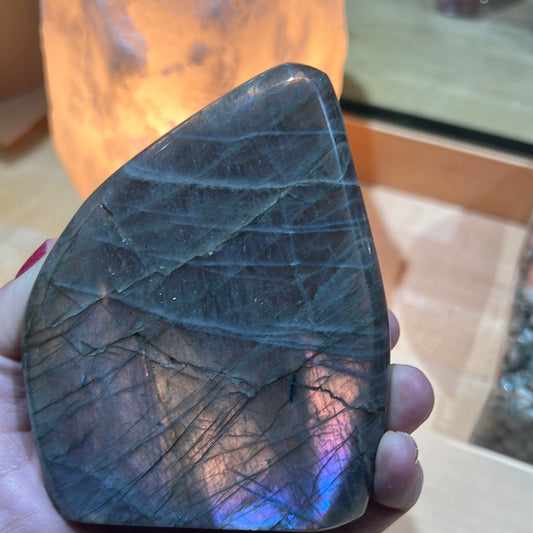 Pink And Purple Labradorite Freeform
