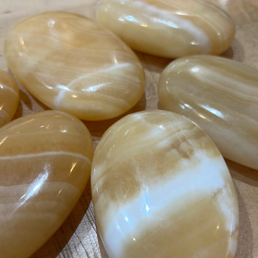 Orange Calcite Palmstone