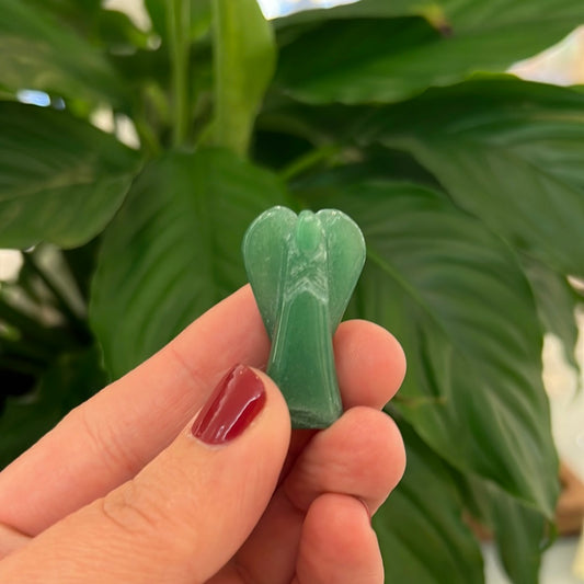 Green Aventurine Mini Angel