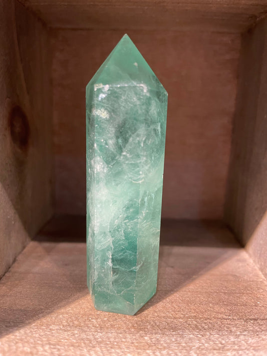 Green Fluorite Tower