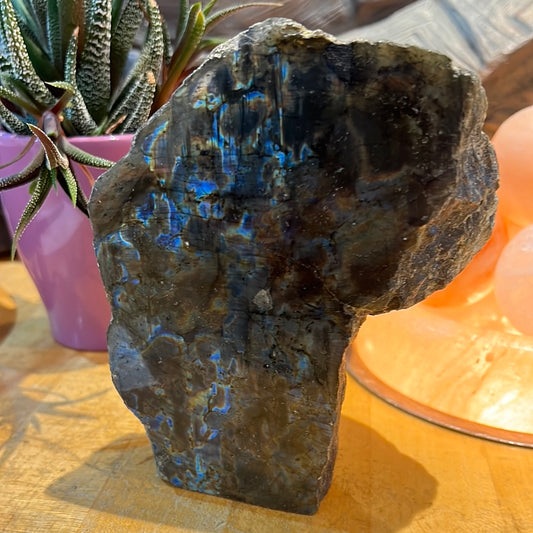Half Polished Labradorite Freeform