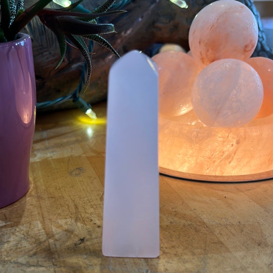 Pink Calcite Tower