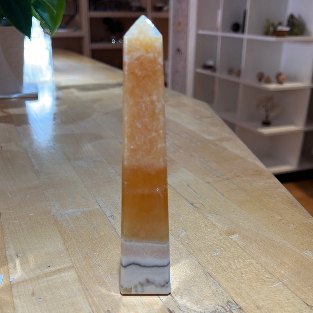 Yellow Calcite Tower