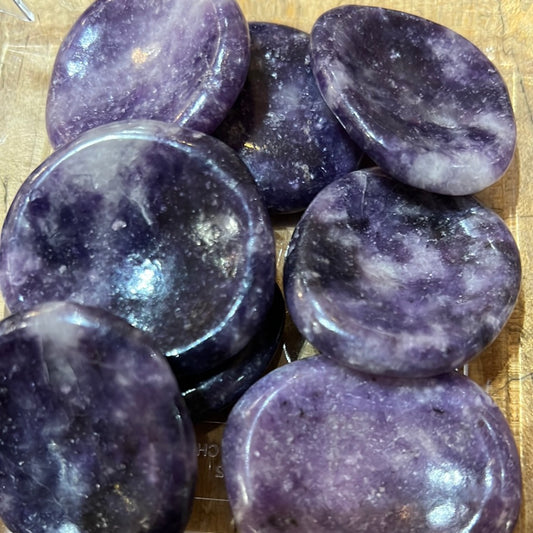 Lepidolite Worry Stone