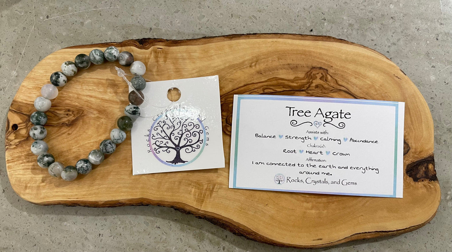 Tree Agate Bracelet