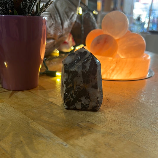 Tourmaline In Quartz Tower