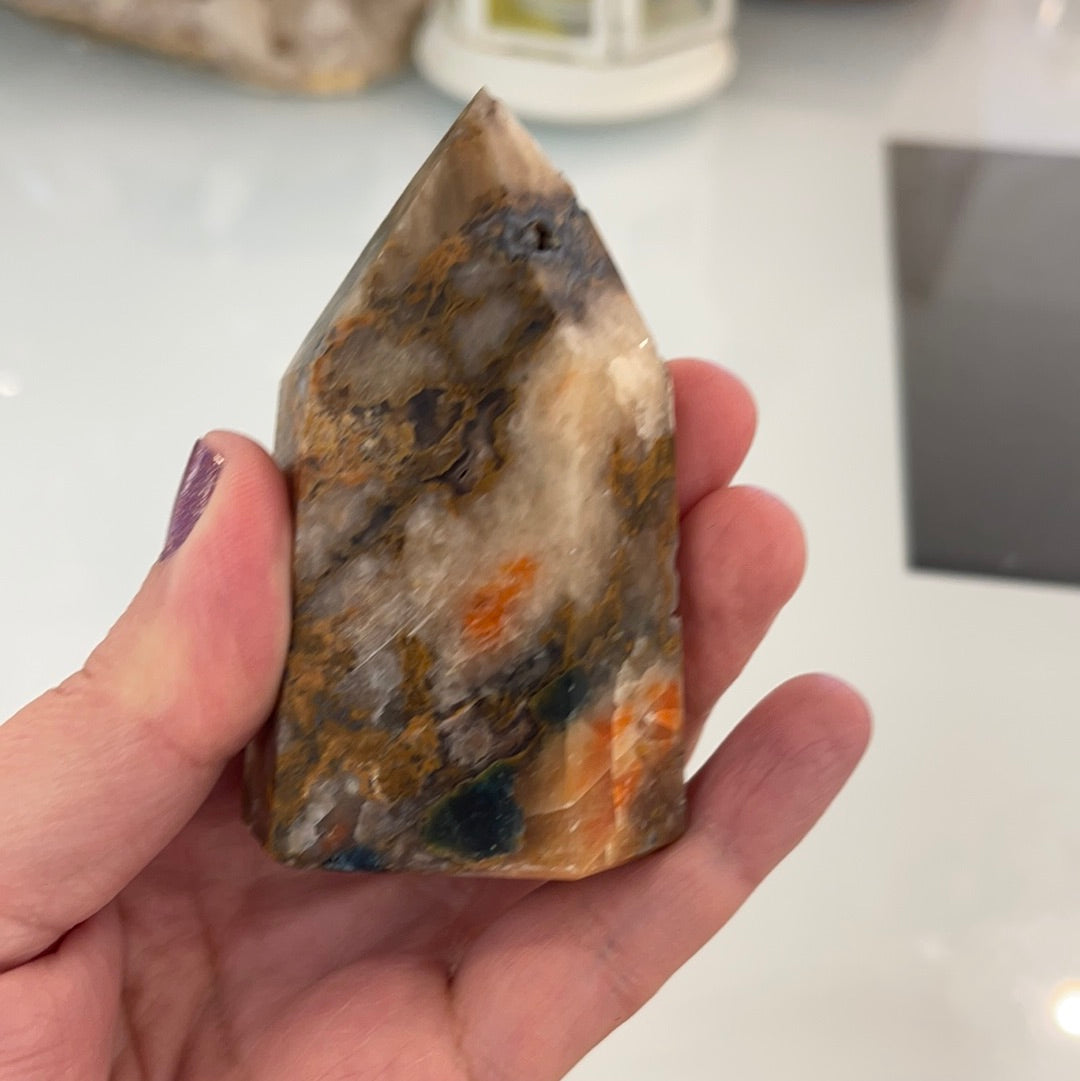 Orange Apatite Tower