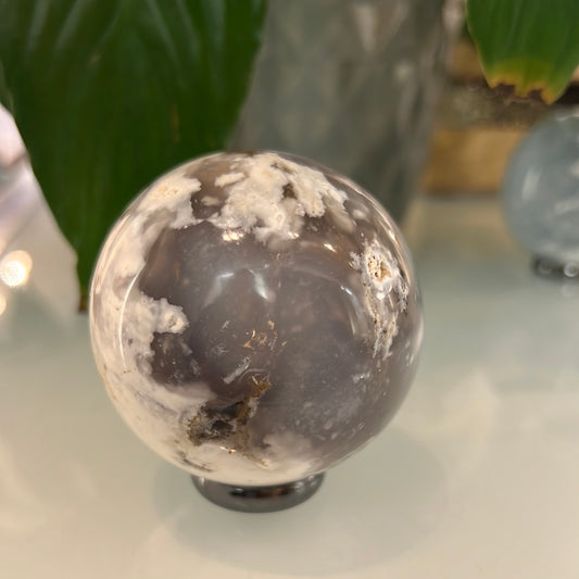 Jasper Chalcedony Sphere
