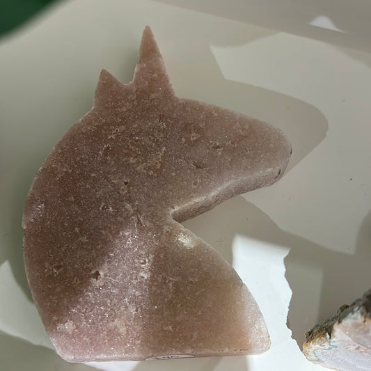 Pink Amethyst Unicorn