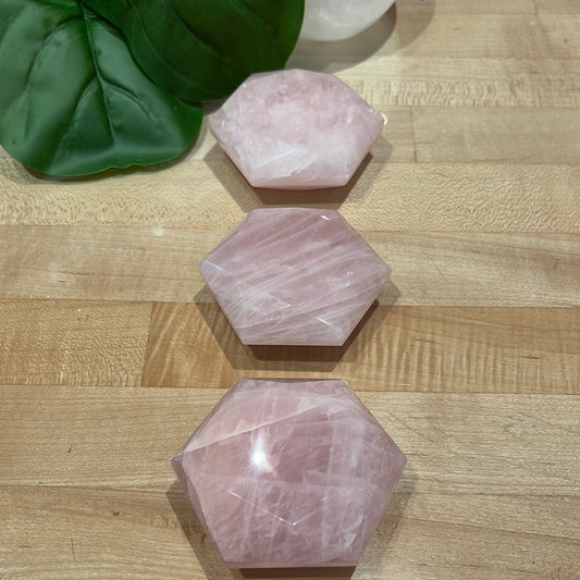 Rose Quartz Hexagon