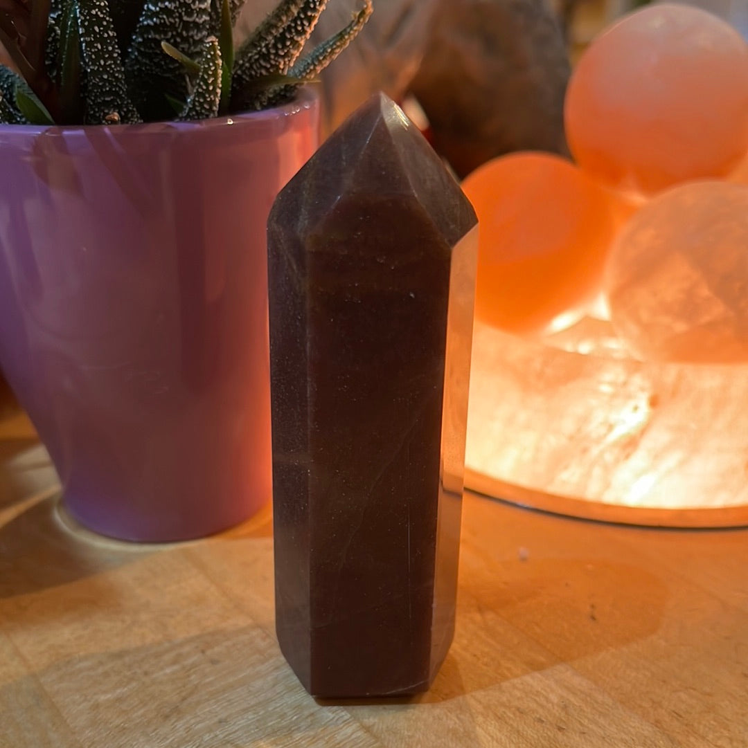 Guava Moon Rocks Guava Quartz Tower – Rocks, Crystals, and Gems