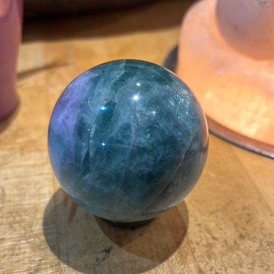 Rainbow Fluorite Sphere