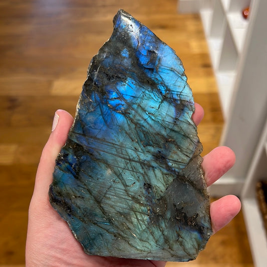 Half Polished Labradorite Freeform