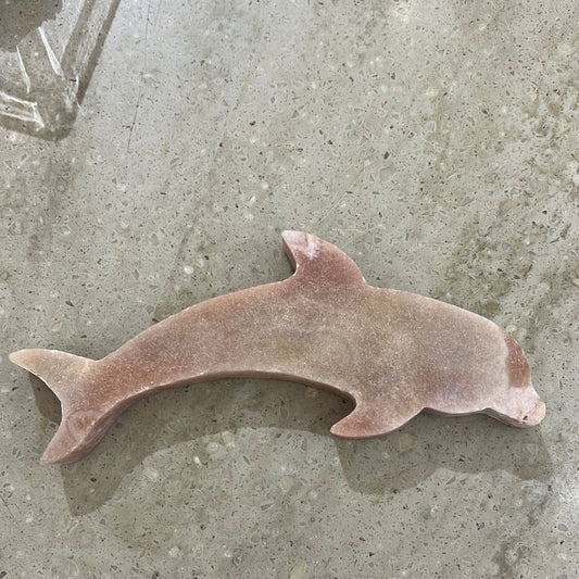 Pink Amethyst Dolphin
