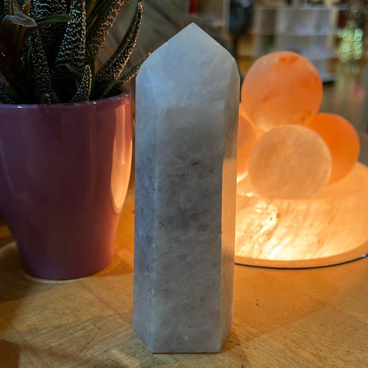 Blue Calcite Tower From Brazil