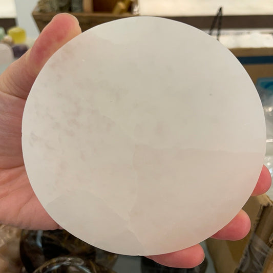 4” Round Selenite Charging Plate