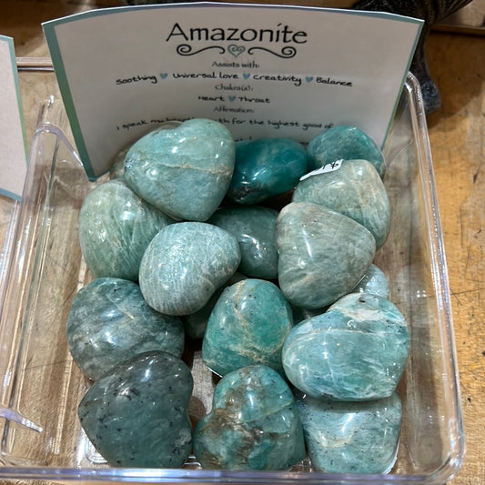 Amazonite Mini Heart