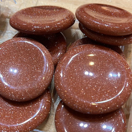 Goldstone Worry Stone