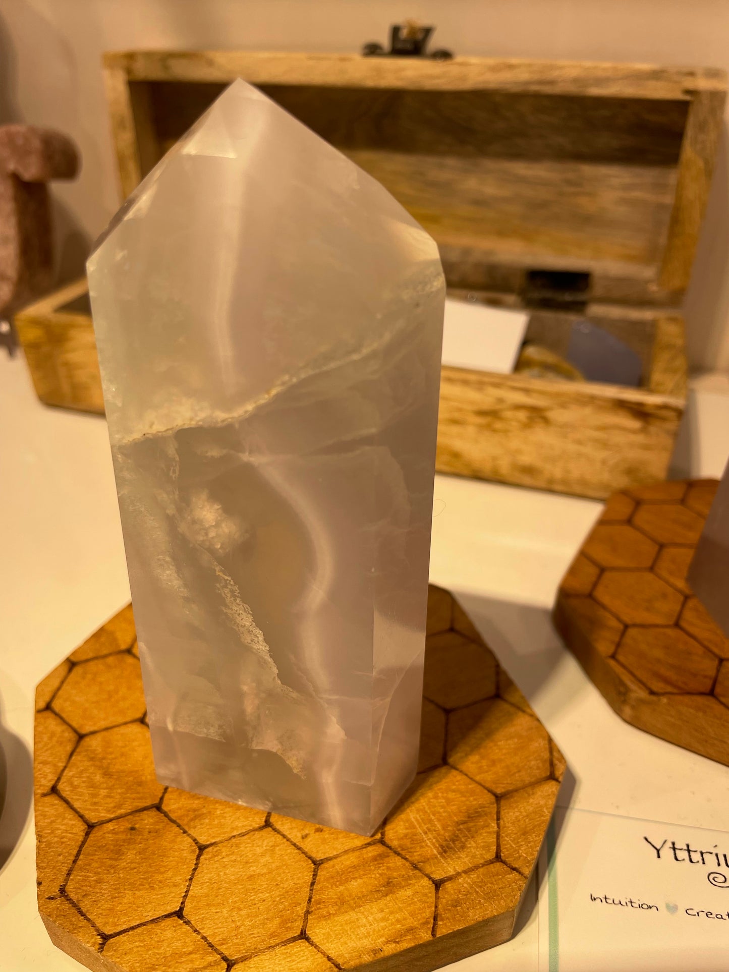 Ytrium Fluorite Tower Large
