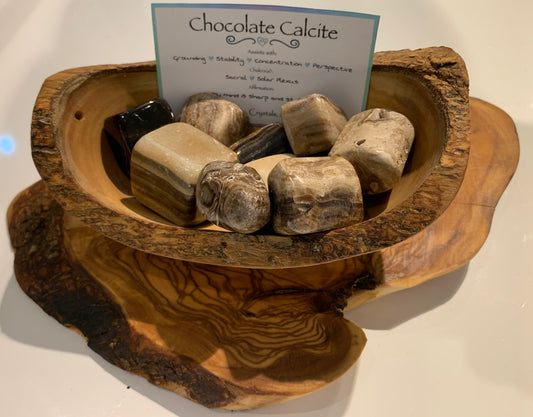 Chocolate Calcite Tumble