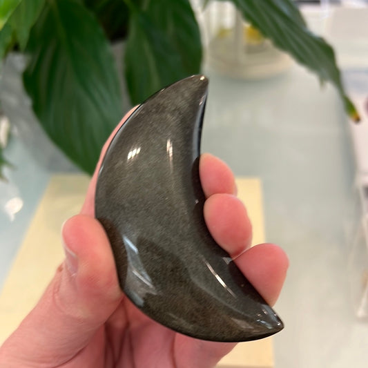 Gold Sheen Obsidian Moon