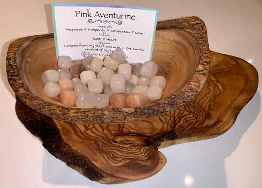 Pink Aventurine Square Tumble