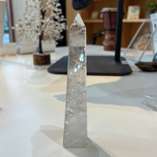 Clear Quartz Obelisk