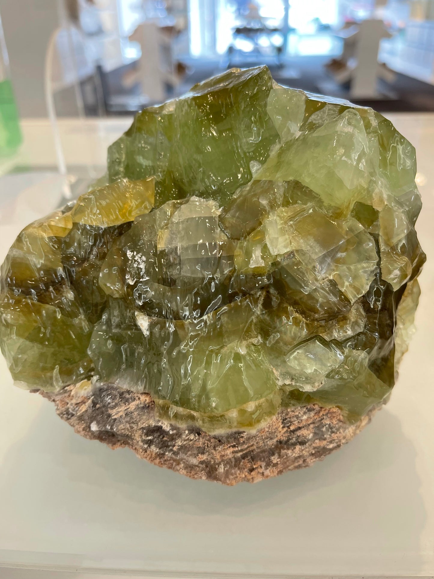 Large Green Calcite Chunk