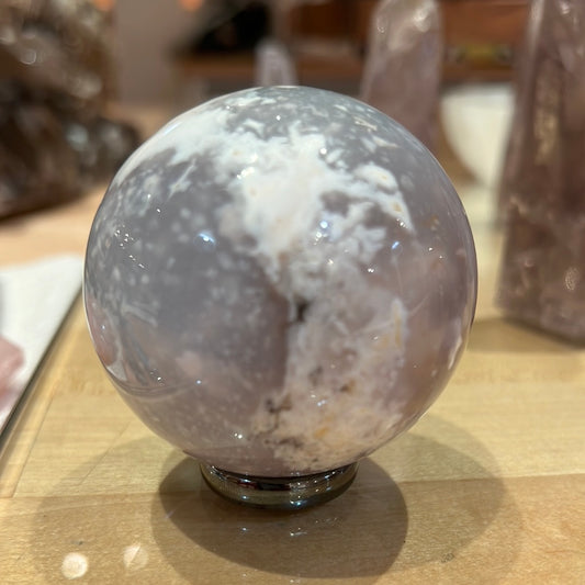 Jasper Chalcedony Sphere