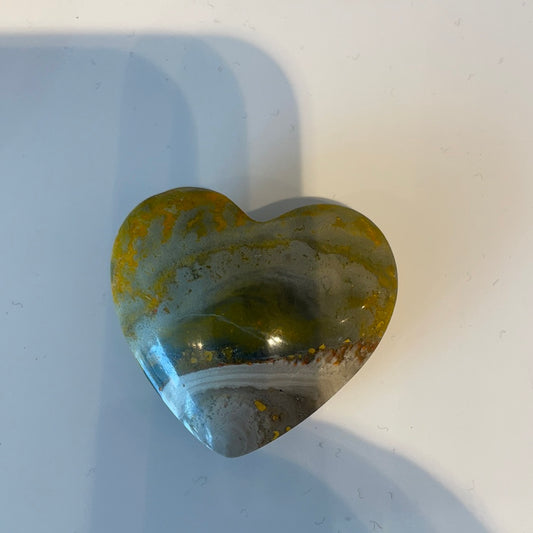 Bumble Bee Jasper Heart