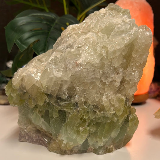 Green Calcite Chunk