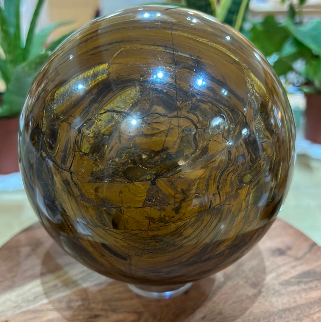 Large Tigers Eye Sphere