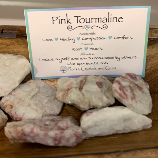 Raw Pink Tourmaline