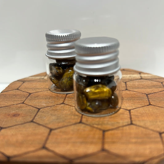 Tigers Eye Wish Jar